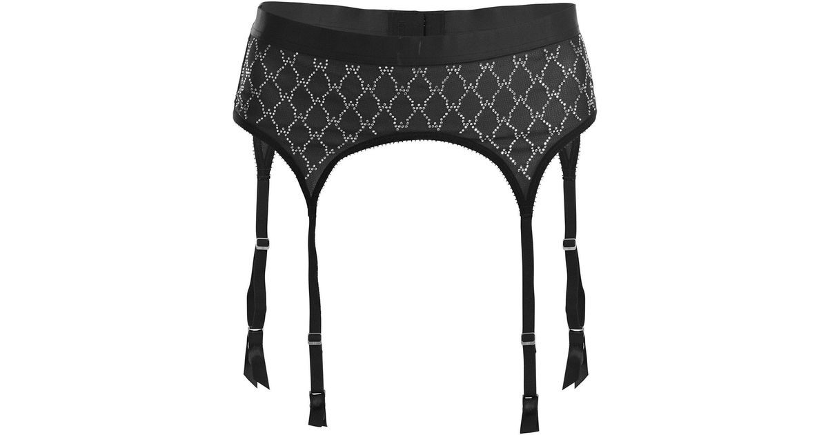Wolford Garter Belt in Grey | Lyst UK