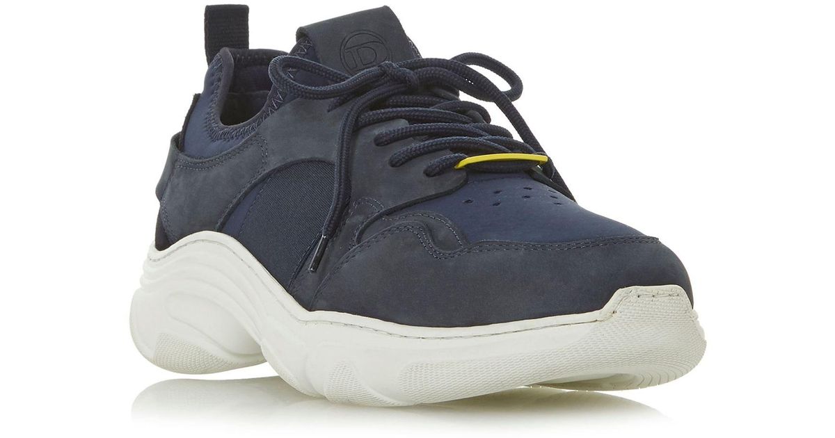 navy chunky trainers