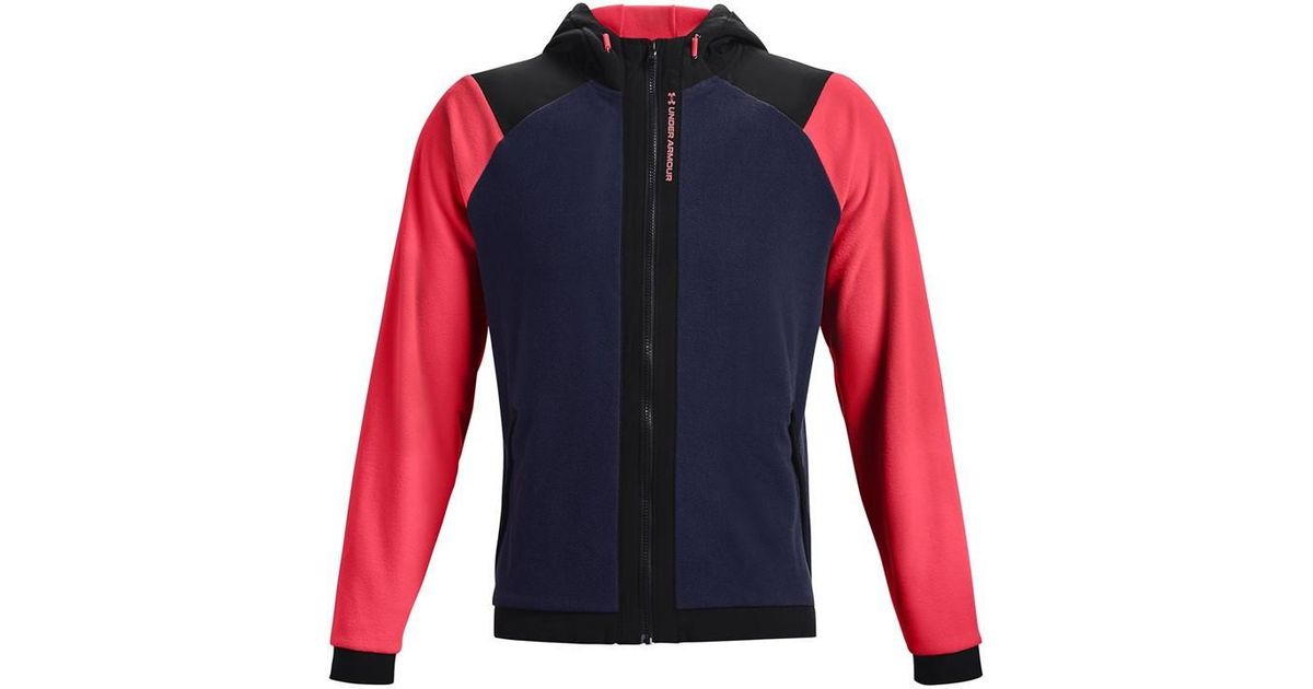 Under Armour Heatgear Full Zip Hoodie in Blue for Men Lyst UK