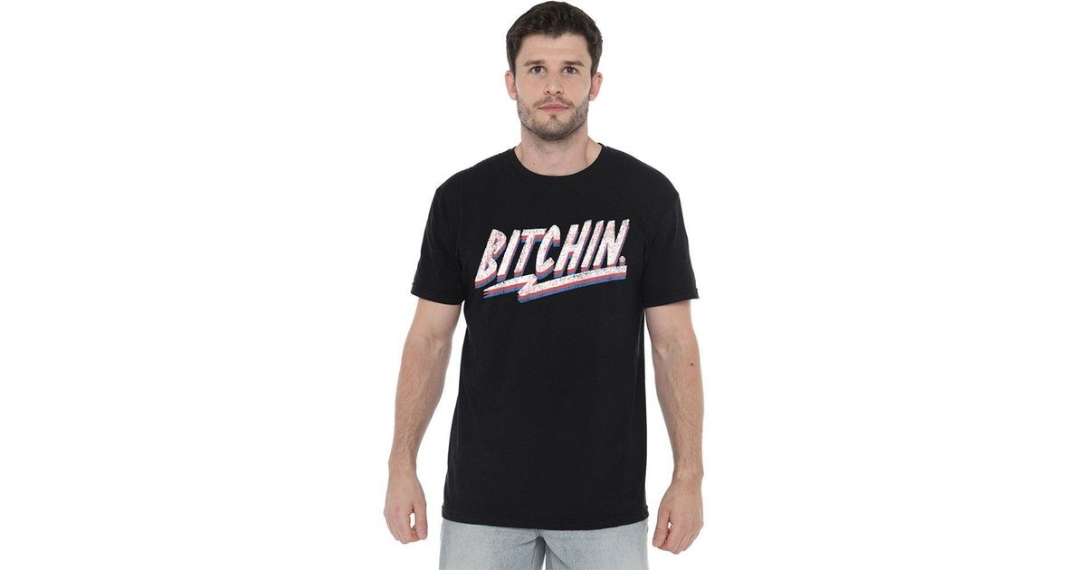 Stranger Things Bitchen Stranger Things Bitchin T-Shirt in Black for Men | Lyst UK