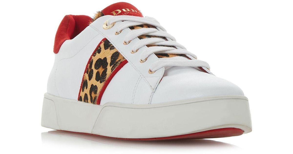 Dune elsie hotsell white trainer