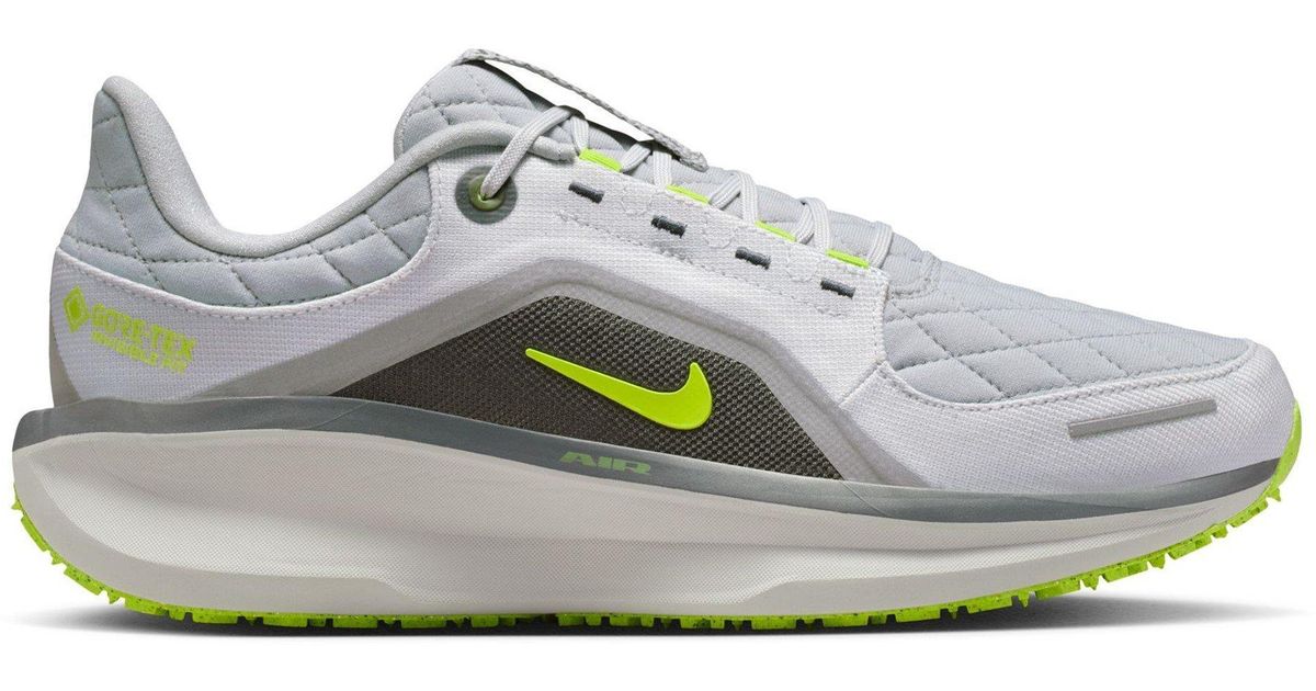 Nike Winflo 11 Gore-Tex Weatherized Road Running Shoes in Grey for Men ...
