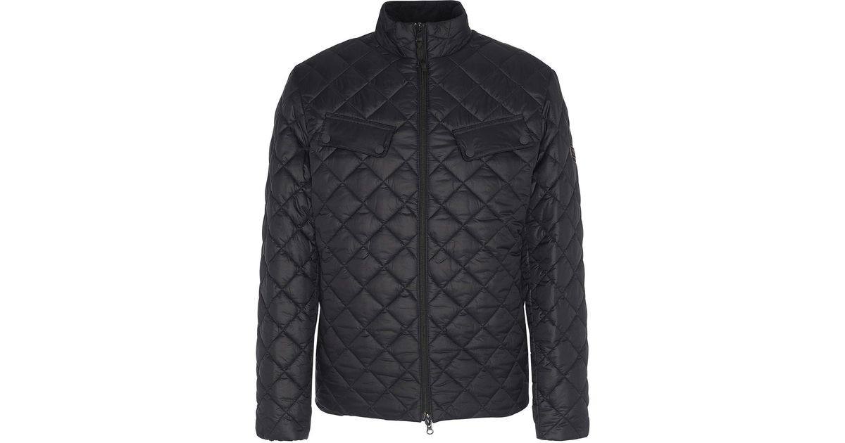 Barbour Ariel Box Quilted Jacket in Black for Men | Lyst UK