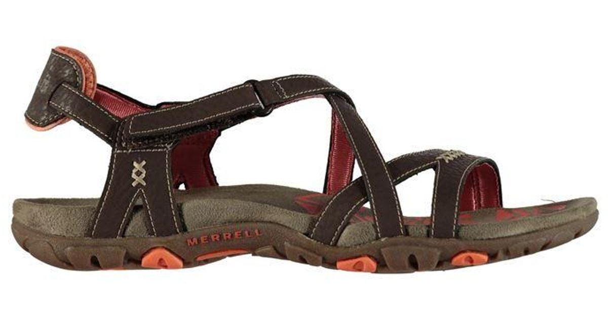 Merrell Sandspur Ladies Sandals in Brown Lyst UK