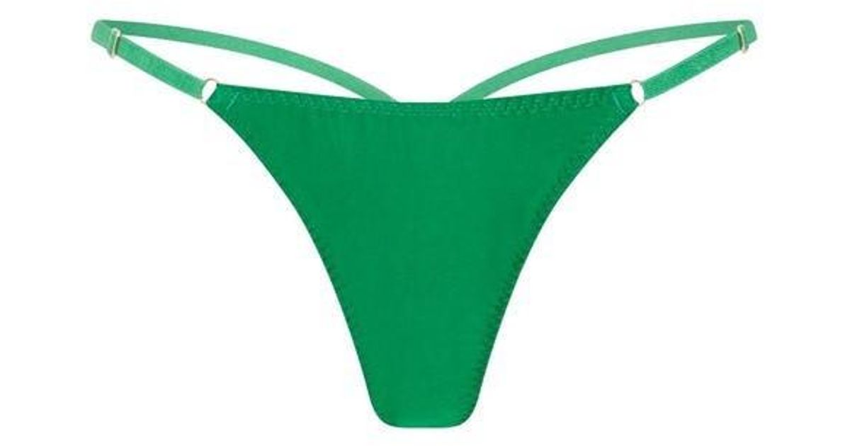 Agent Provocateur Fabi 3 Pack Thong Set in Green Lyst UK