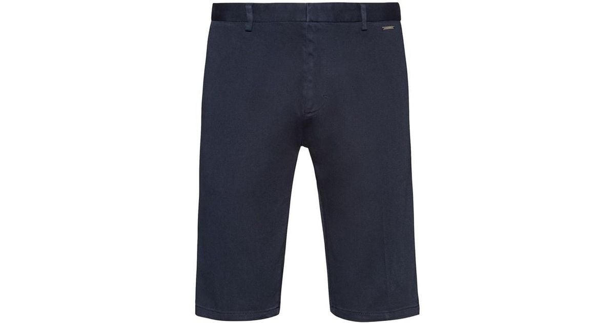 HUGO S Glen Chino Shorts Dark Blue 30 for men