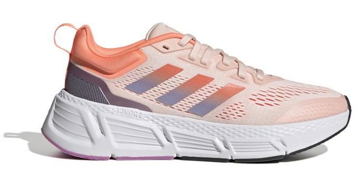 Adidas pink top 'questar' trainers