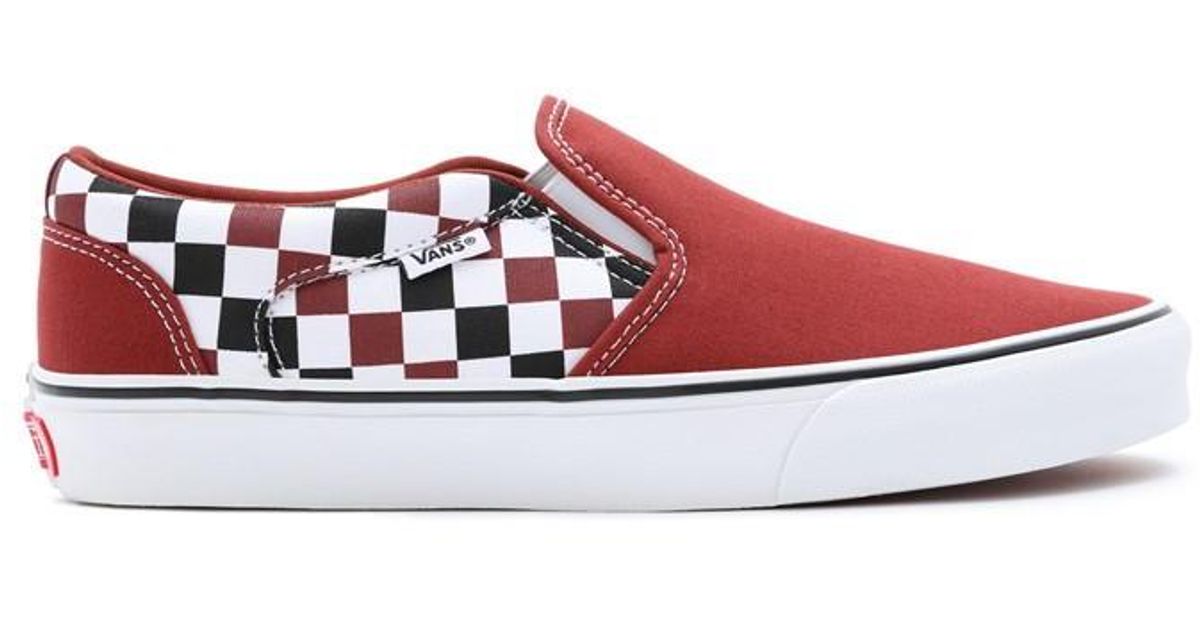 Vans asher red sale