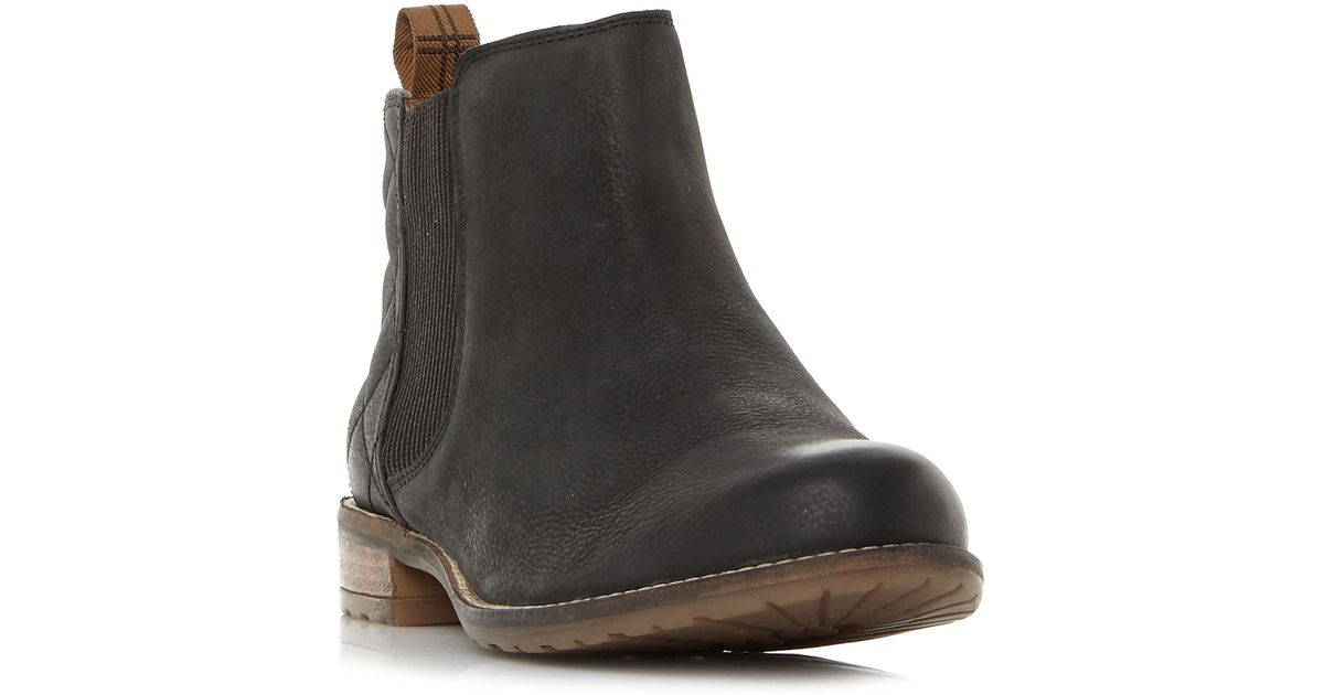 barbour abigail boots black