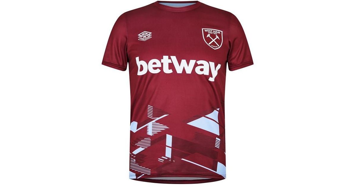 Umbro West Ham United Shirt 2023 2024 Adults