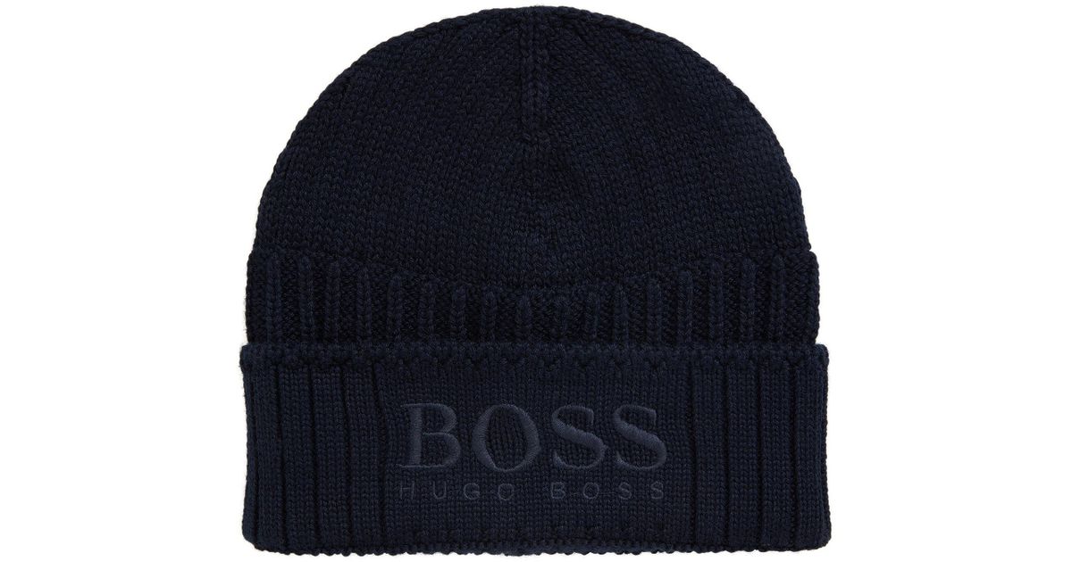 hugo boss bobble hat