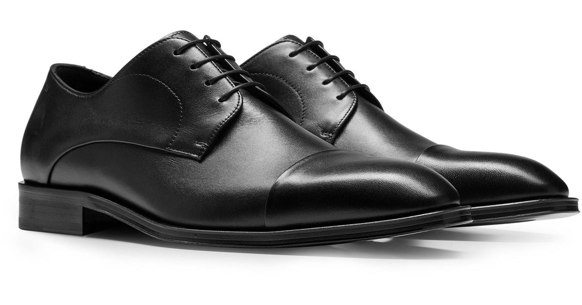mens black hugo boss shoes
