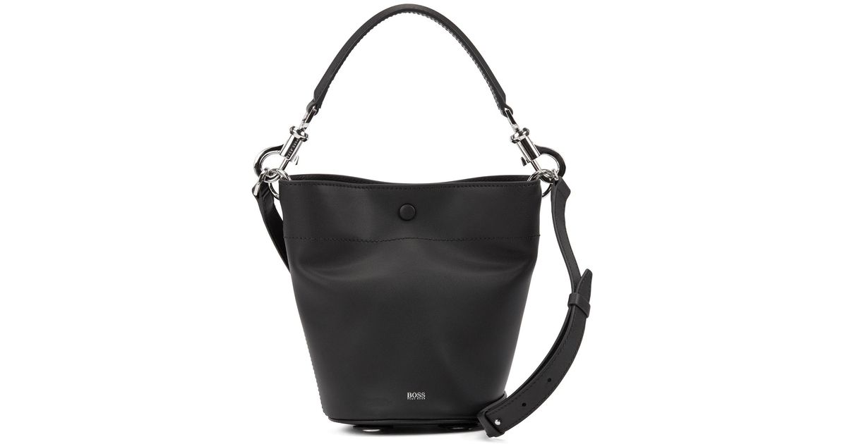 italian leather bucket bag
