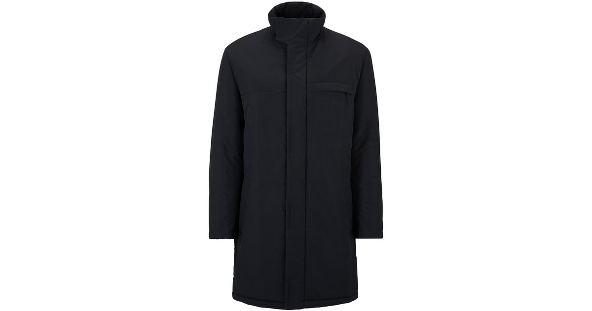 BOSS by HUGO BOSS Water-repellent Padded Coat With Stacked Logos in ...