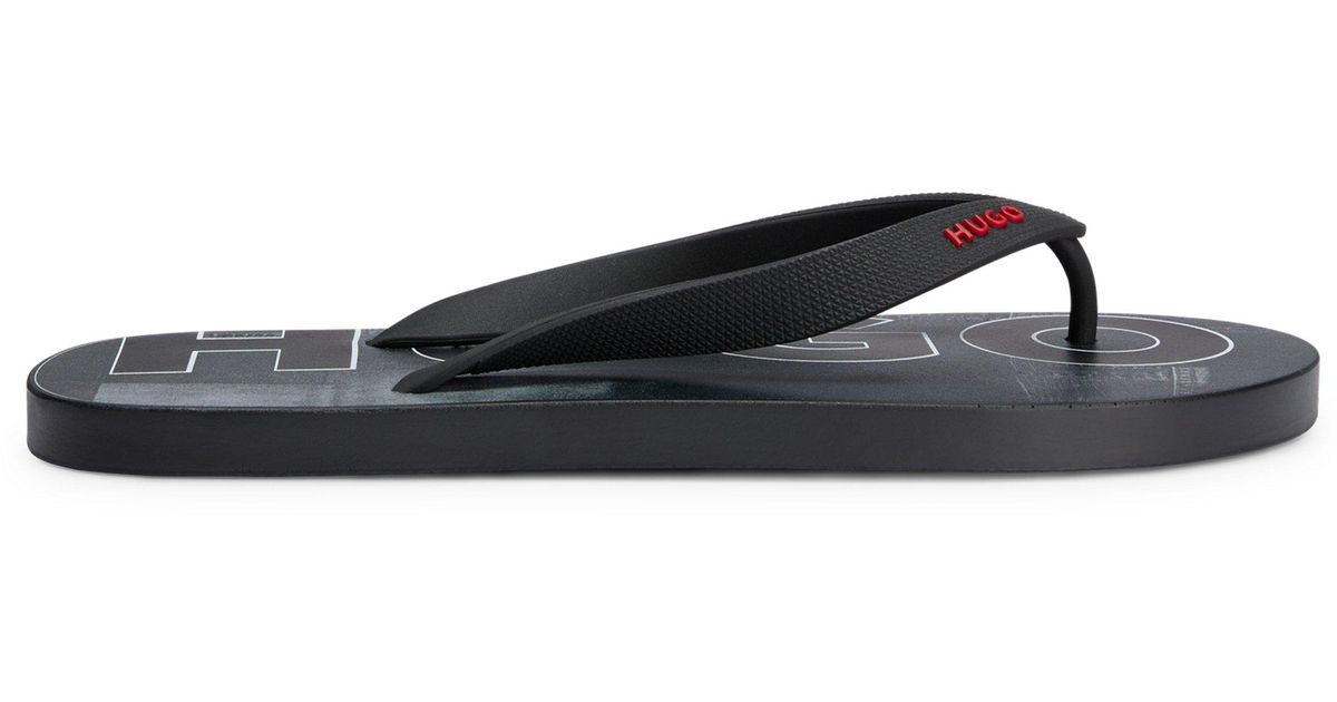 hugo boss flip flops