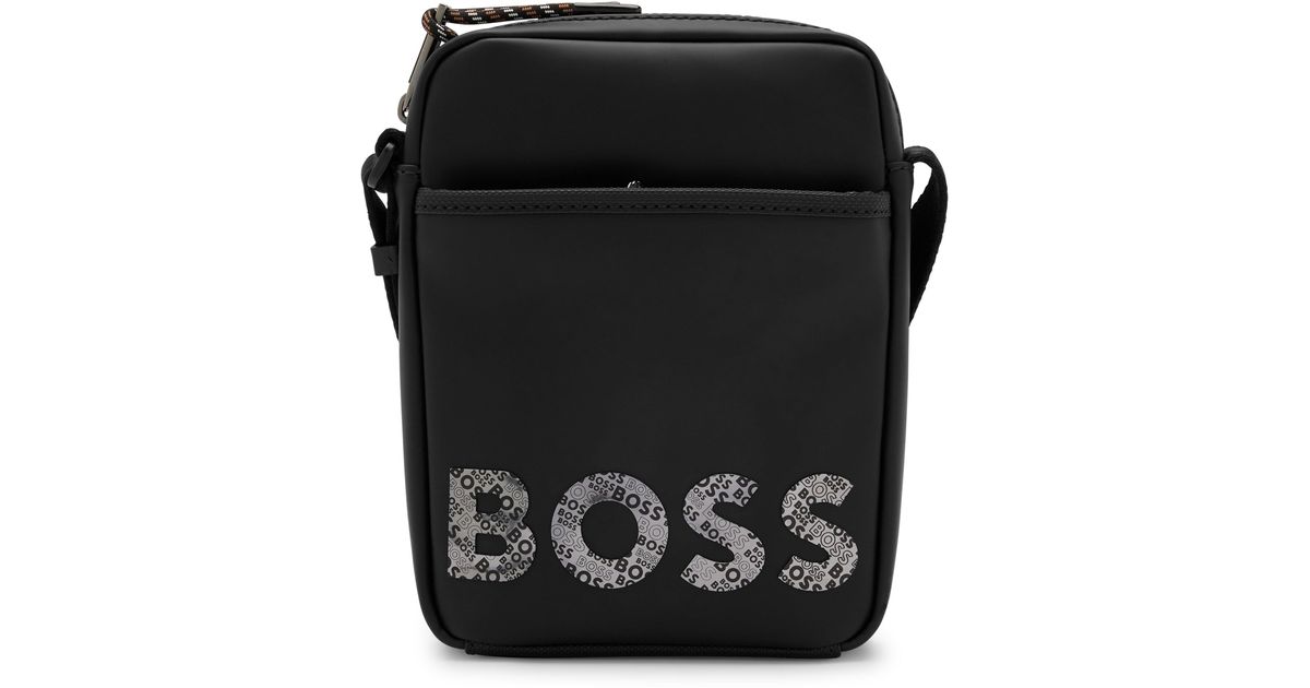 BOSS by HUGO BOSS Reporter Bag In Faux Leather With New-season Logo in ...