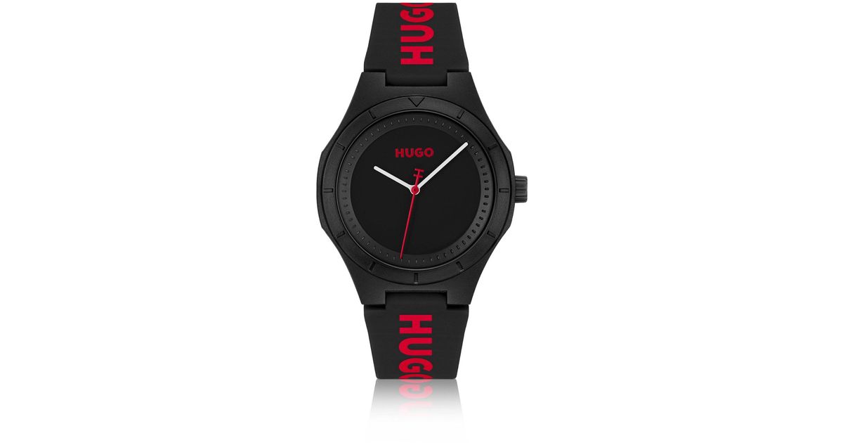 Hugo boss matte black watch sale