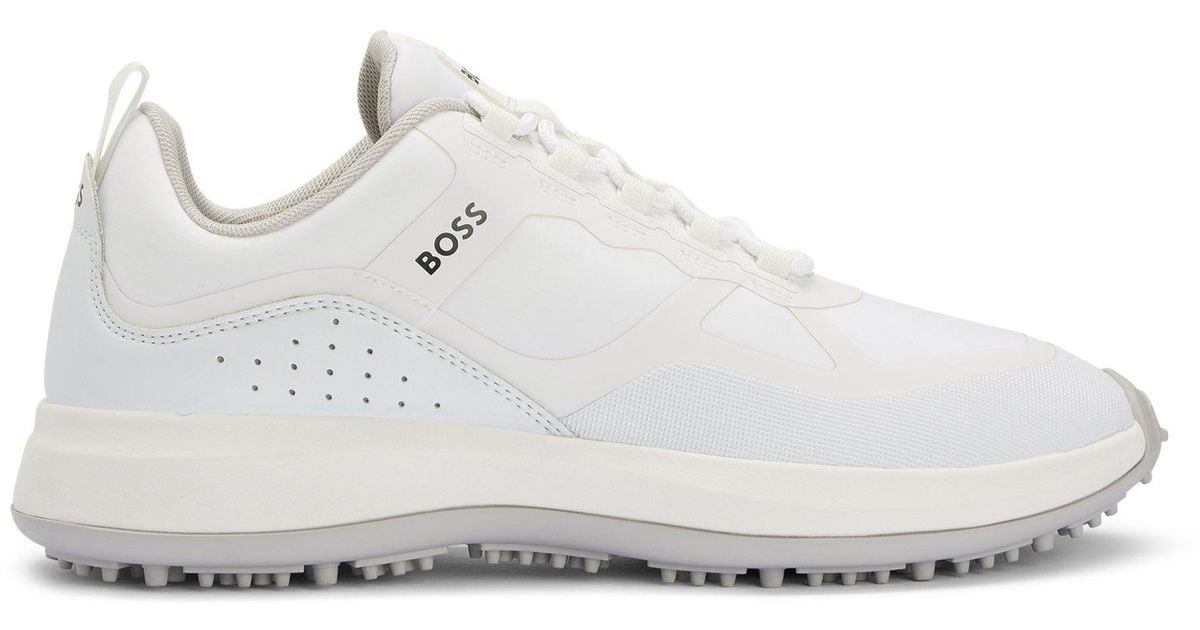 Hugo boss golf shoes white best sale
