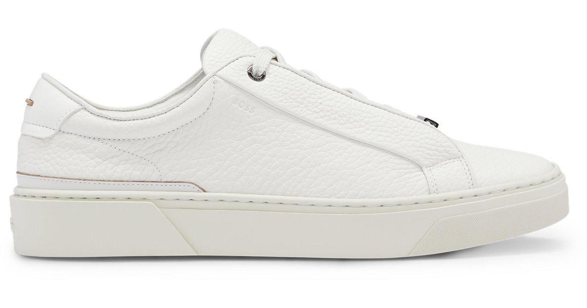 mens hugo boss white trainers