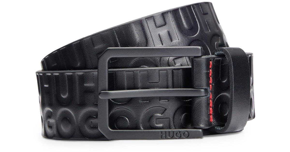 hugo boss canvas belt