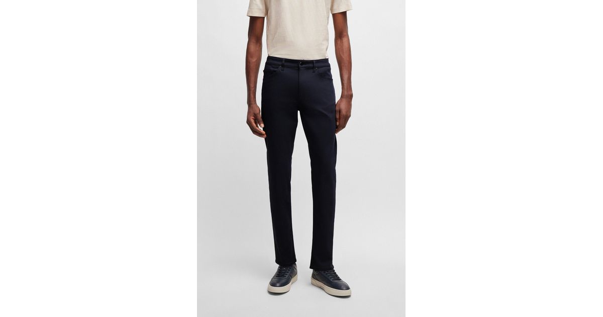 BOSS Porsche X Tapered-fit Jeans In Blue Denim for Men | Lyst