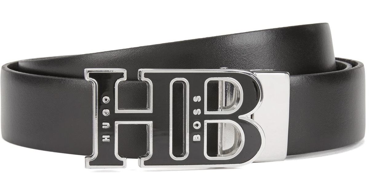 hugo boss hb logo belt