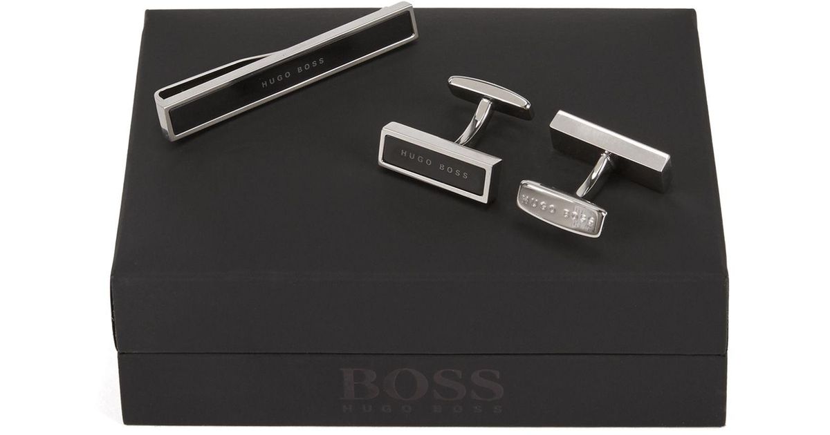BOSS by Hugo Boss Cufflink And Tie Clip 