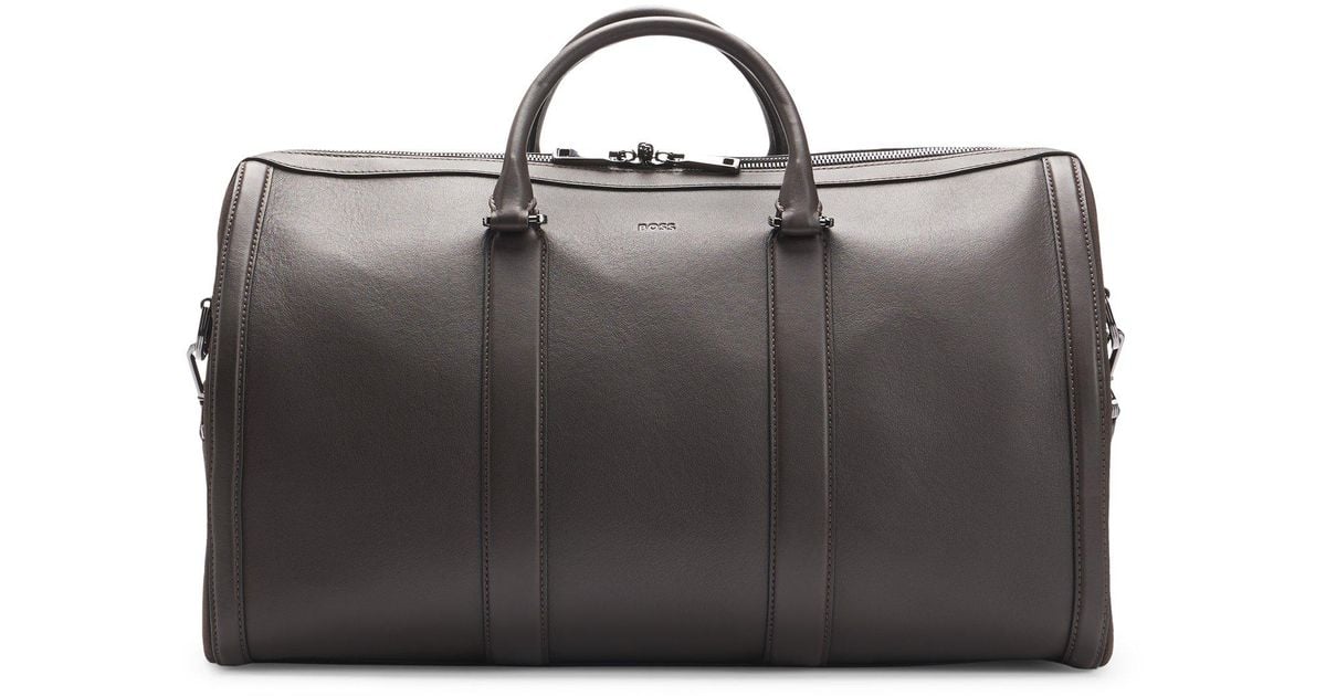 Aston Martin Hugo Boss Weekender Braun HUGO BOSS Leather Messenger