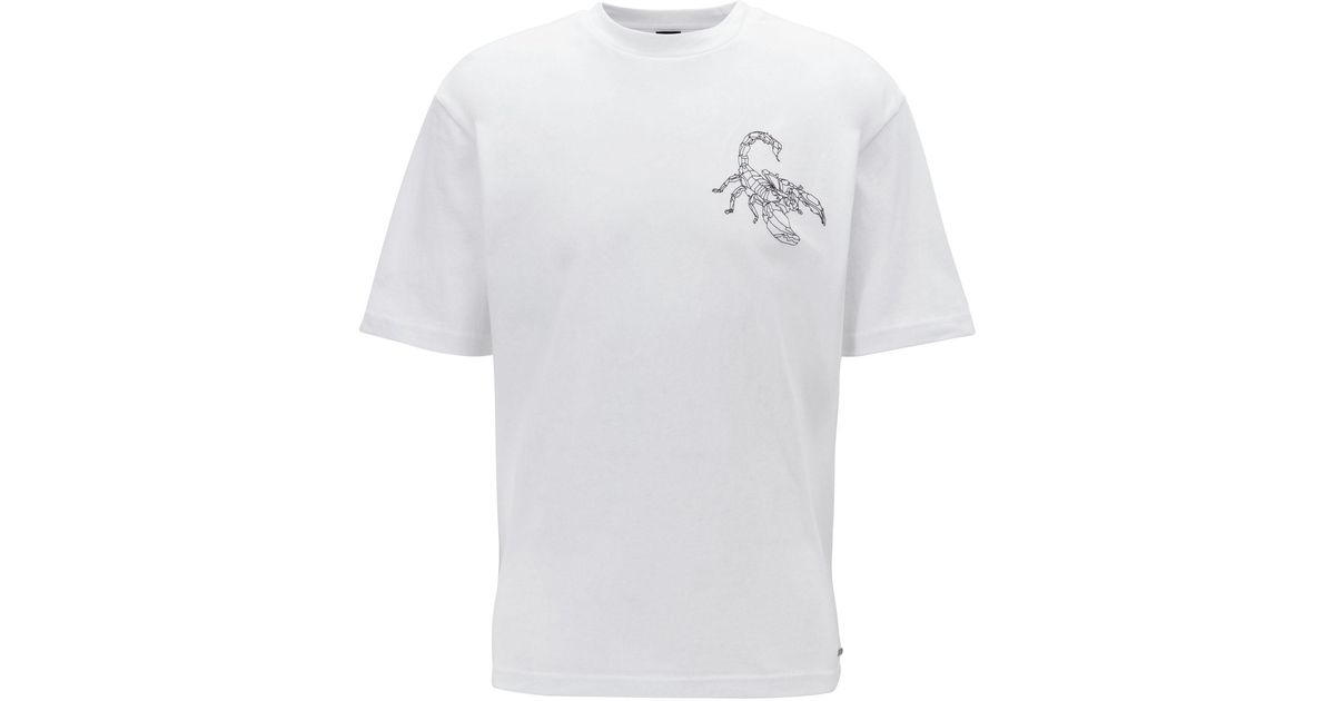 hugo boss relaxed fit t shirt