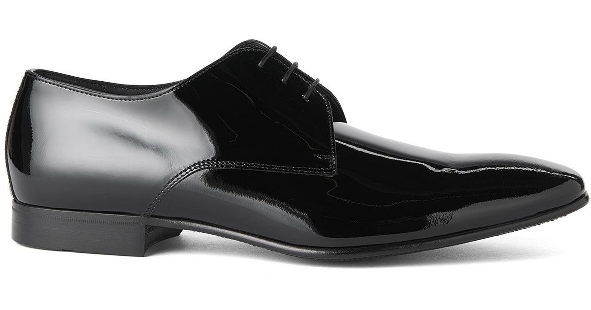 hugo boss patent leather shoes