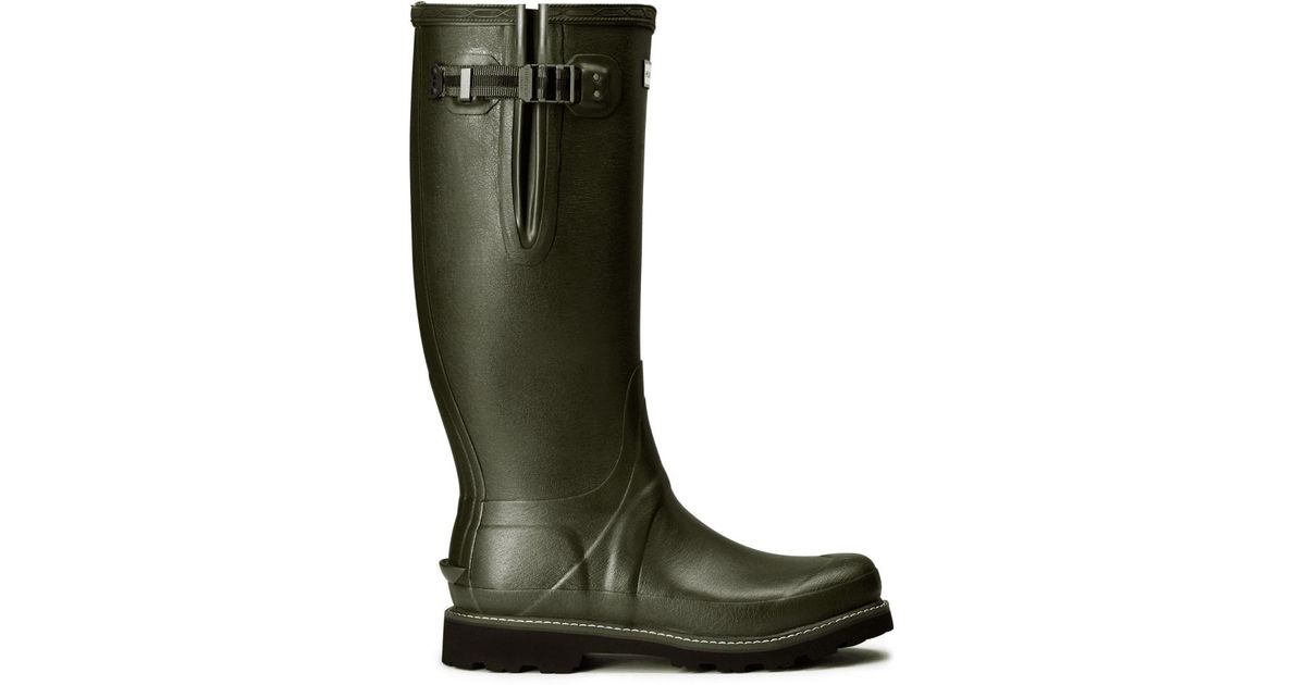 Nuovi stivali Wellington regolabili con fodera in neoprene da 3 mm Balmoral  Side-Adjustable da uomo: Verde Oliva Scuro | Sito uf