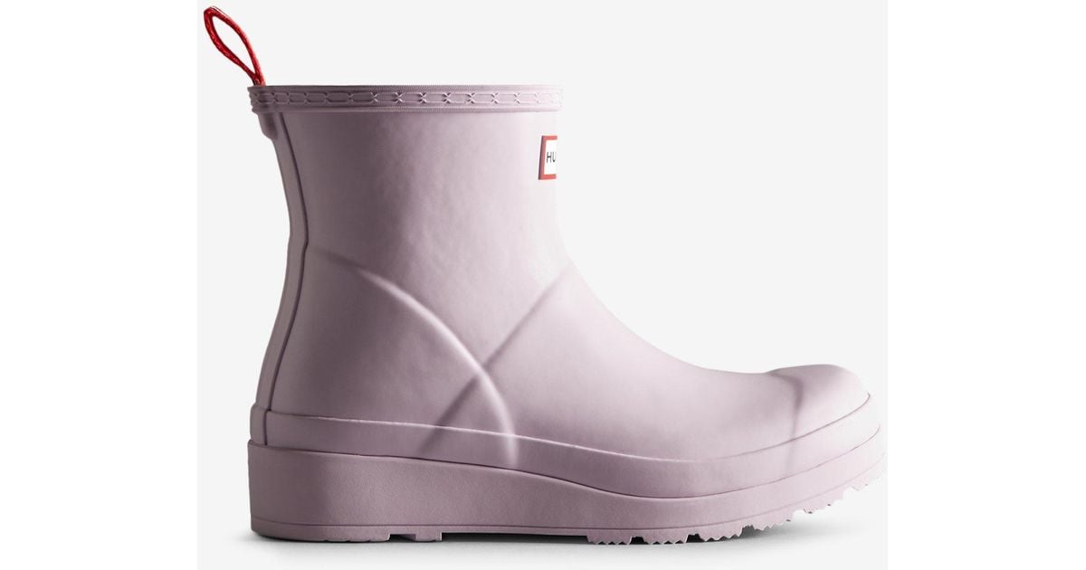 HUNTER Damen Play Short Rain Boots - Stylische Stiefelette Bis -5°C