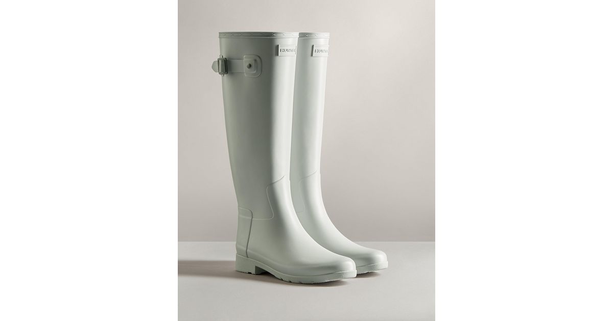 Details about   HUNTER Refined Slim Fit Tall Rain Boots in Rock Pool Size:7  NWT/Boxed