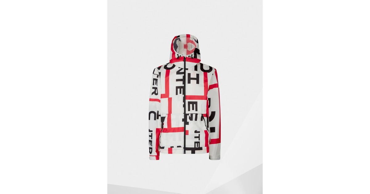 hunter exploded logo jacket