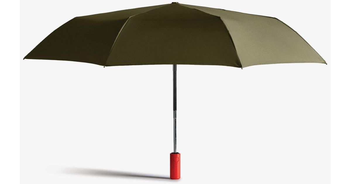 HUNTER Automatic Compact Umbrella in Green Lyst