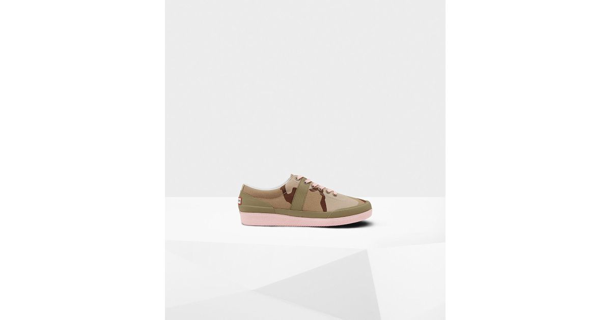 hunter canvas sneakers