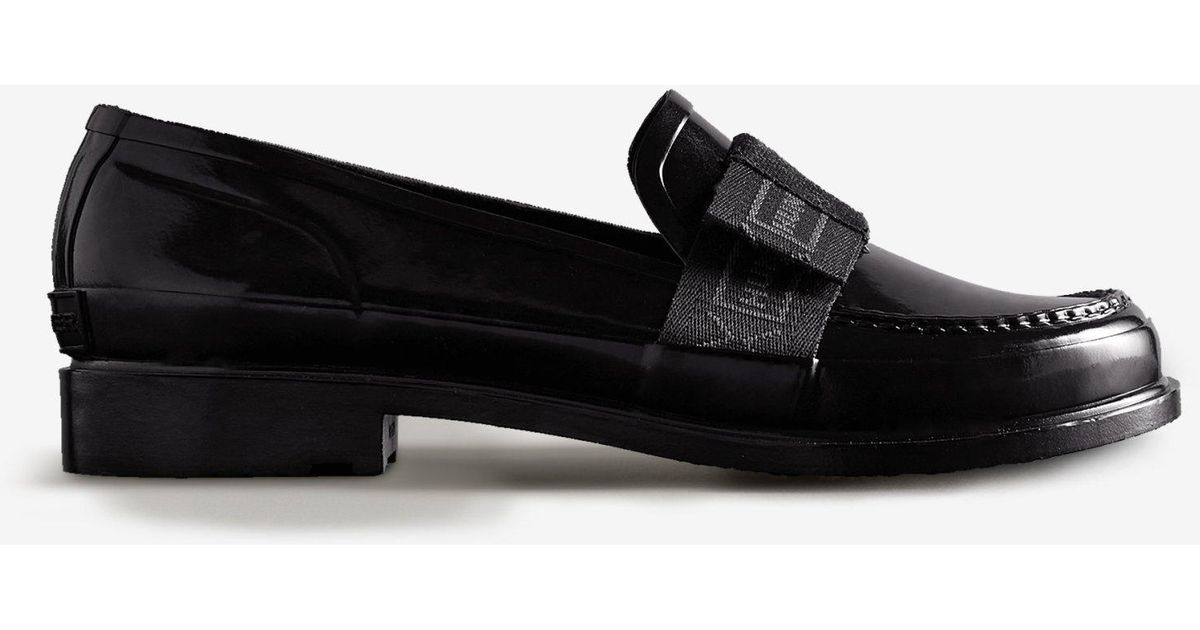 新品HUNTER REFINED BOW PENNY LOAFER-