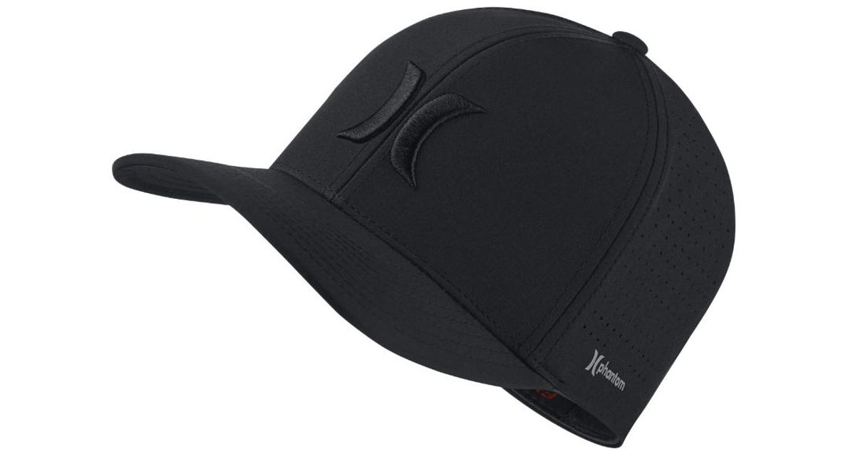 Hurley Phantom 4.0 Hat in Black/Black 