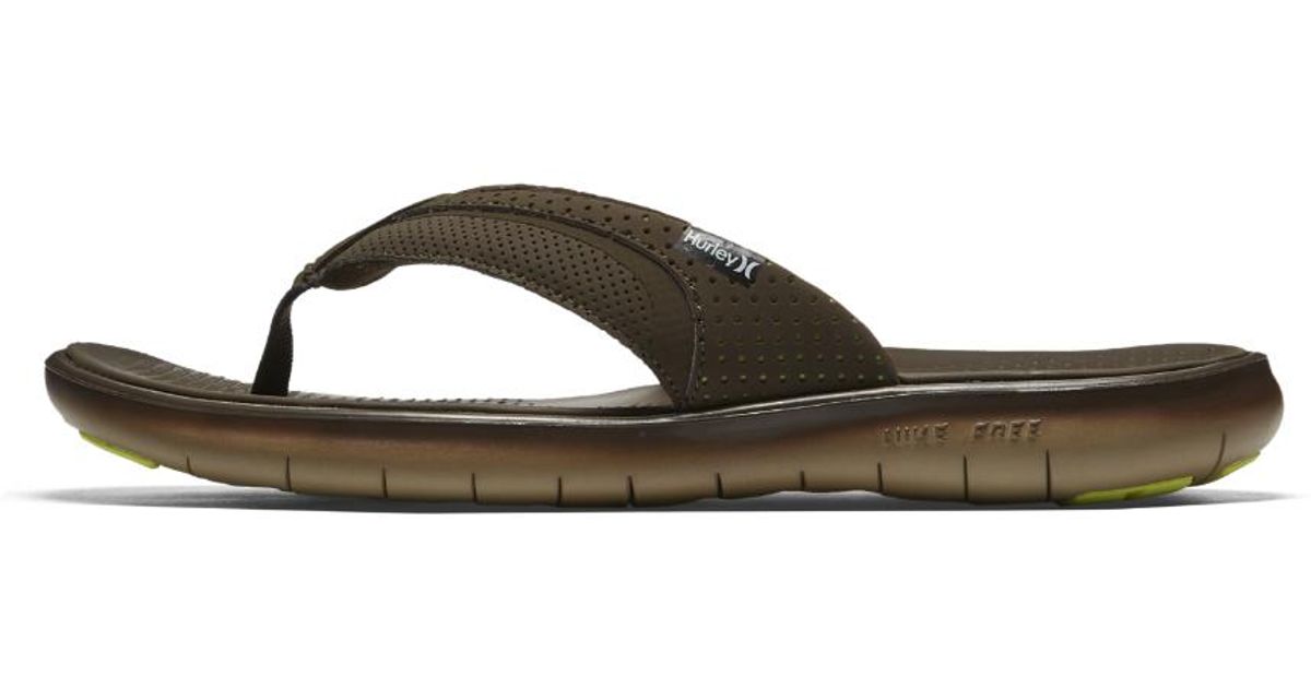 Hurley Phantom Free Motion 2.0 Sandal in Brown for Men | Lyst