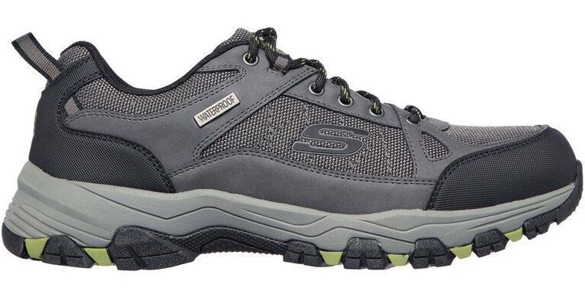 skechers relaxed fit selmen cormack men's waterproof trail sneakers
