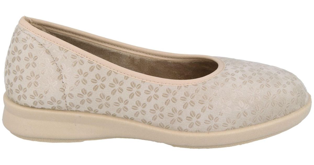 DB Shoes S Wide Fit Db Virginia Shoes in Natural | Lyst