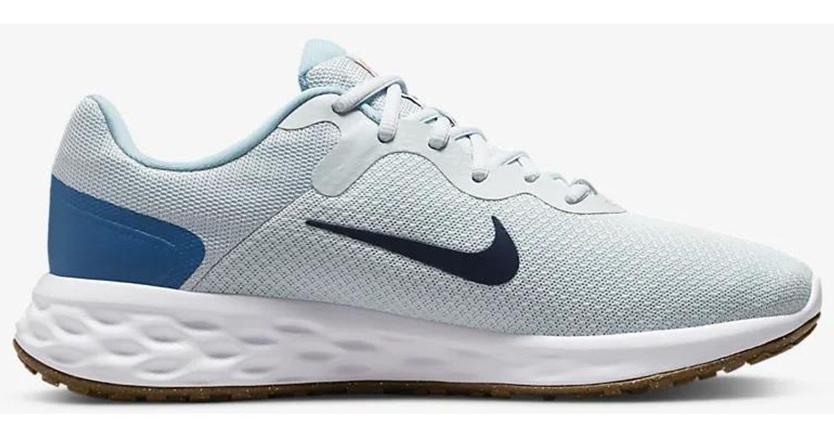 Nike 's Wide Fit Dd8475009 Revolution 6 Running Trainers in Platinum