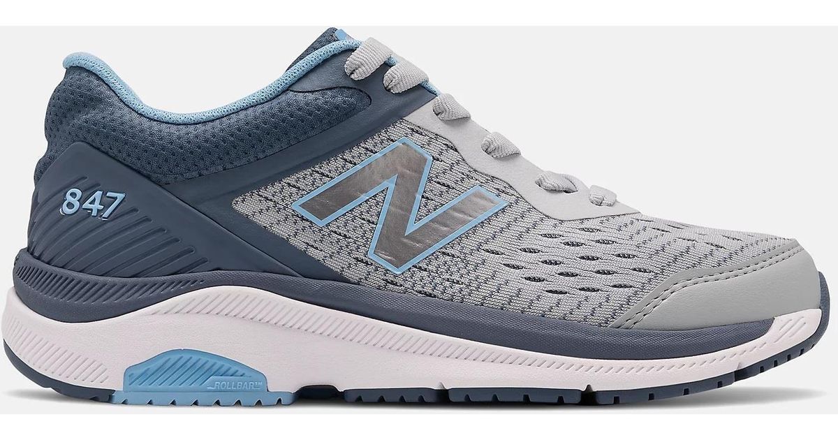 New Balance S Wide Fit Ww847lg4 Walking Trainers - Exclusive in Blue | Lyst