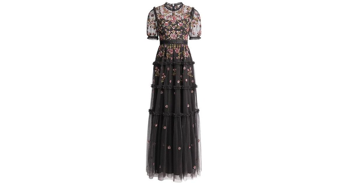 carnation sequin dress