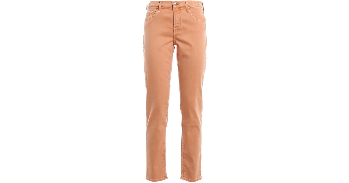 light orange jeans