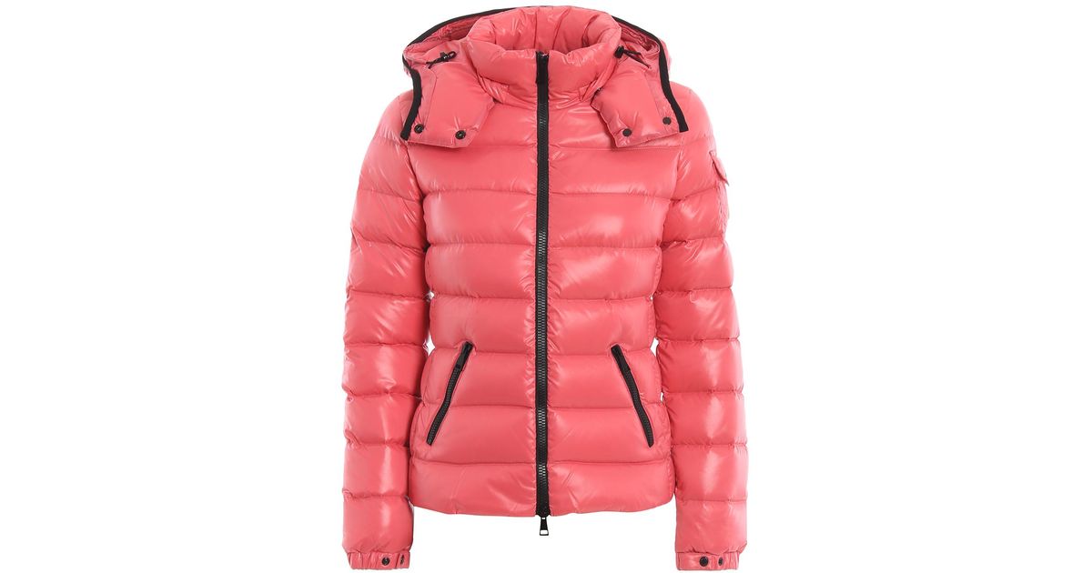 Moncler Synthetic Bady Puffer Jacket in Pink - Lyst