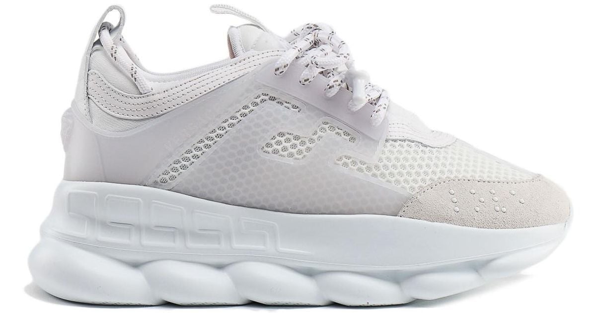 Versace Chain Reaction Sneakers in White for Men - Save 47% - Lyst