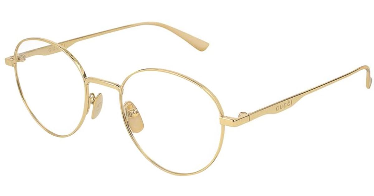 gucci circle eyeglasses