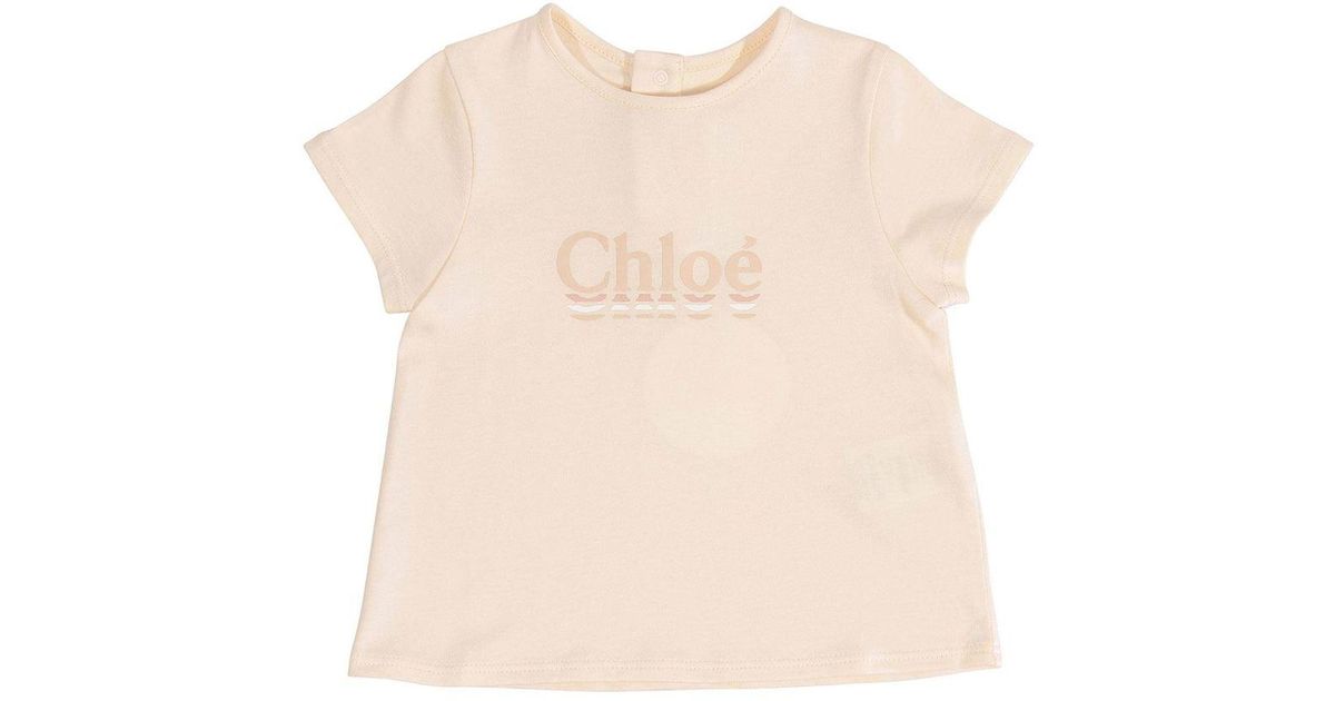chloe logo t shirt