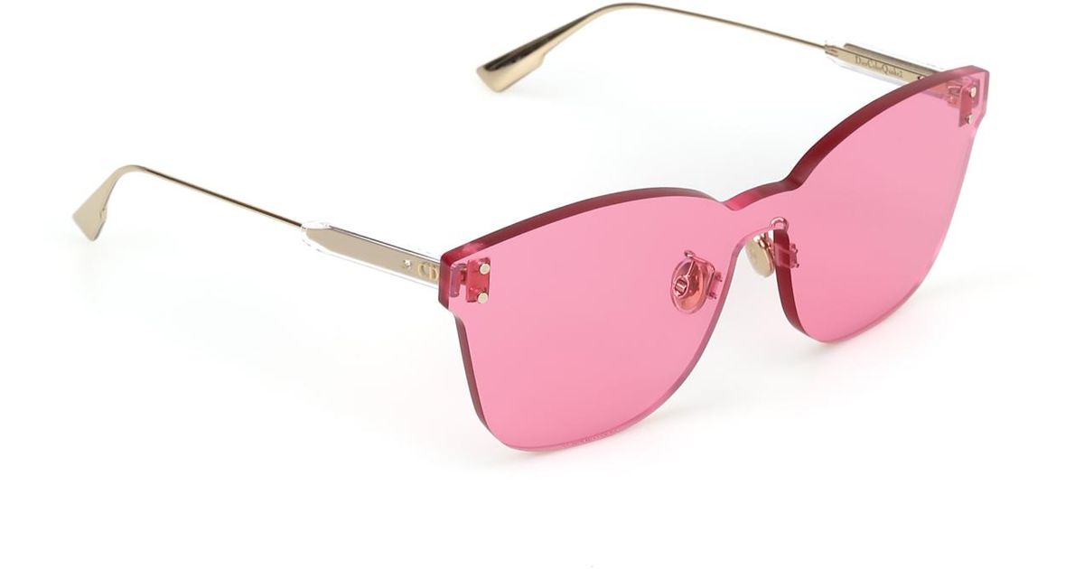 Dior Colorquake2 Pink Sunglasses Lyst
